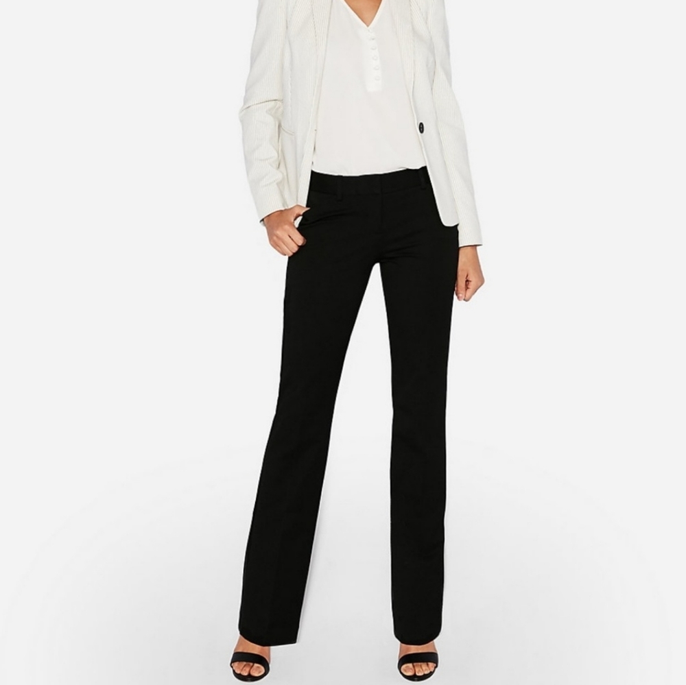 Express Women's Barely Boot Editor Pants